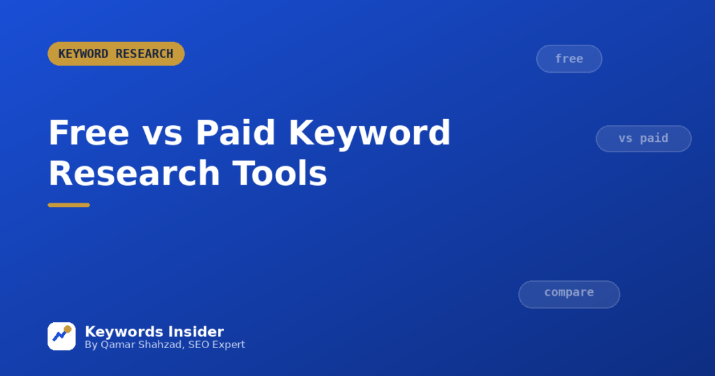 free vs paid keyword research tools
